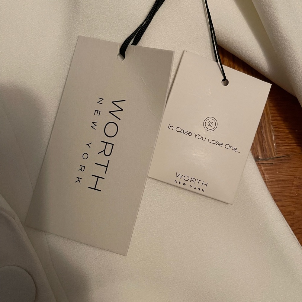 Worth New York ivory jacket size 8